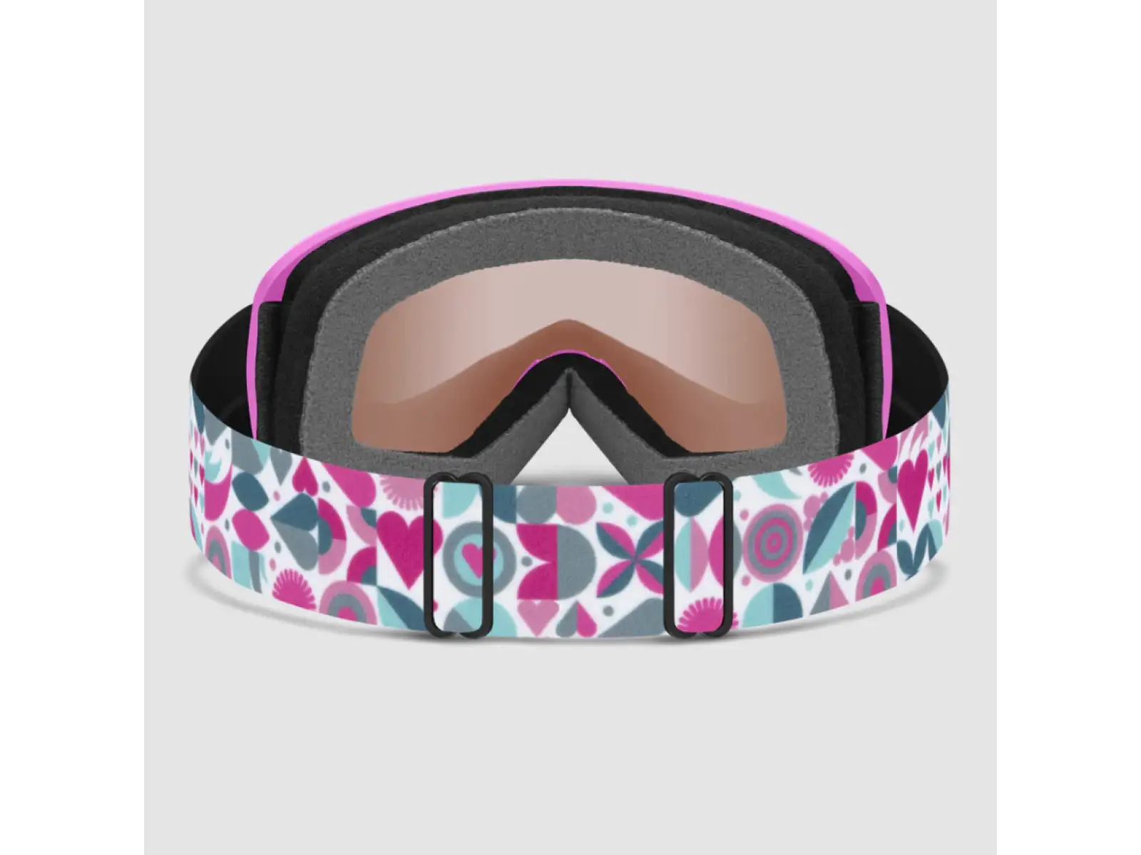 Smith Snowday dziecięce narciarskie Vivid Pink Hearts / RC36