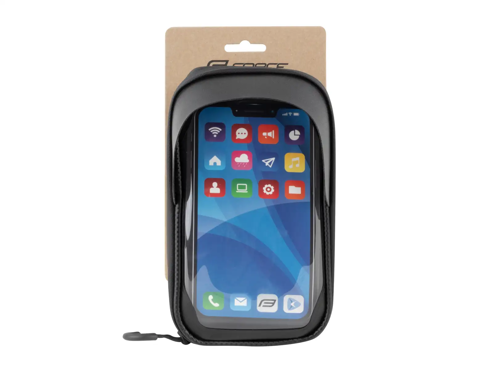 Force Smart XL torba na kierownicę 0,7 l czarna/szara