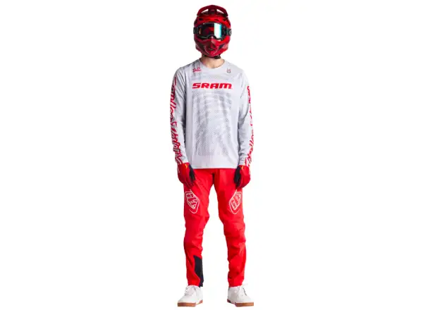 Troy Lee Designs Sprint Sram Shifted Jersey męska koszulka długi rękaw Cement