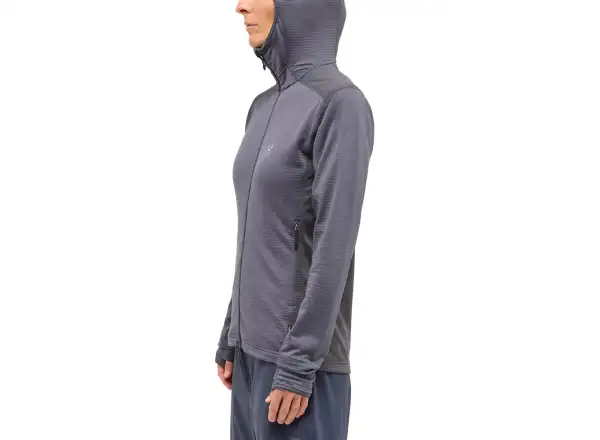 Haglöfs L.I.M Mid Multi Hood damska bluza z kapturem ciemnoszara