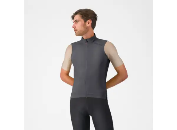 Castelli Espresso 2 męska kamizelka Smoky Gray