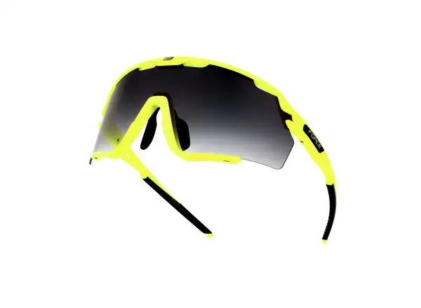 Force Cyclone okulary czarno-fluo/czarna przejściowa szyba