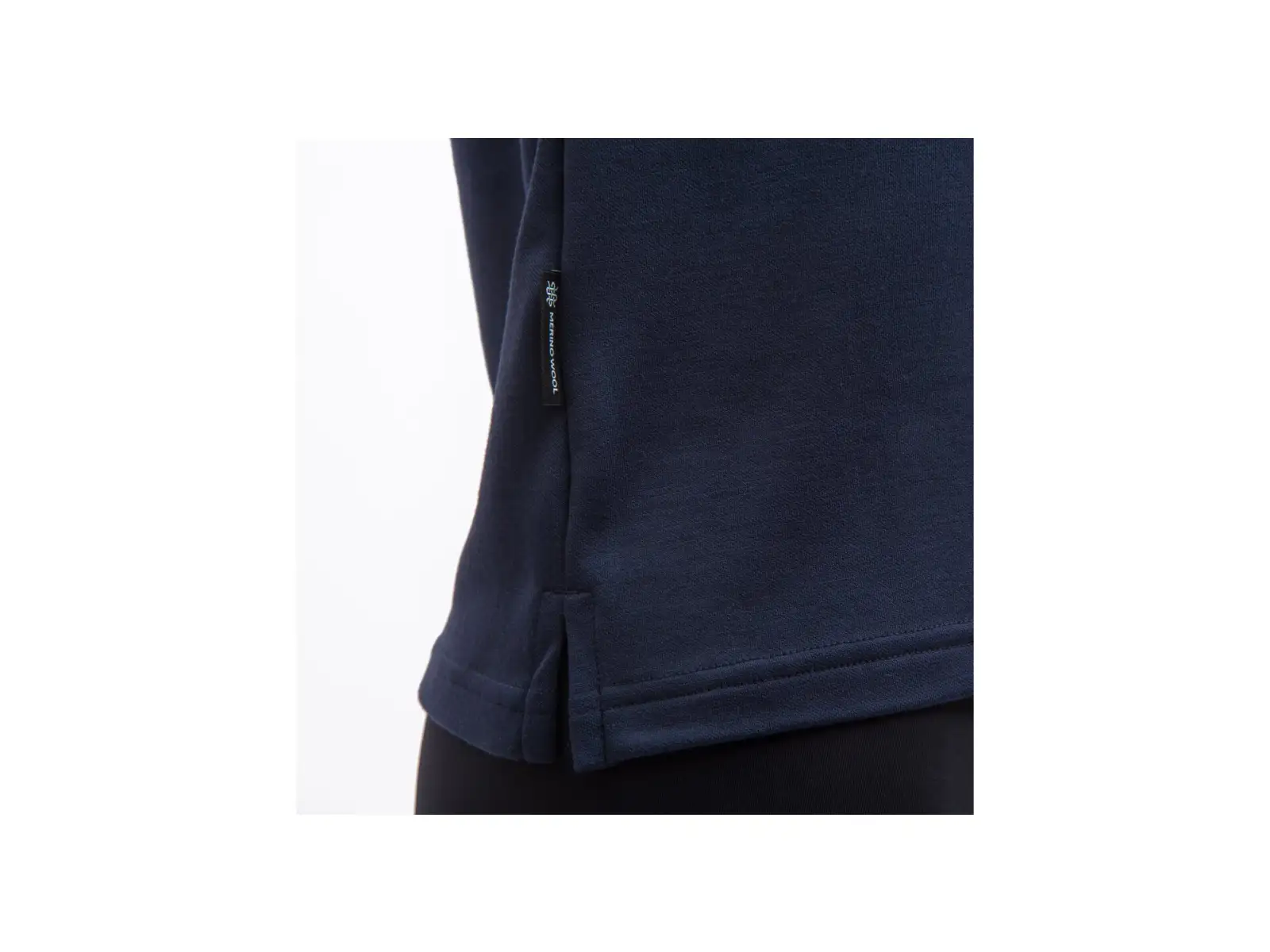Sensor Merino Blend Moon damska koszulka krótki rękaw Deep Blue
