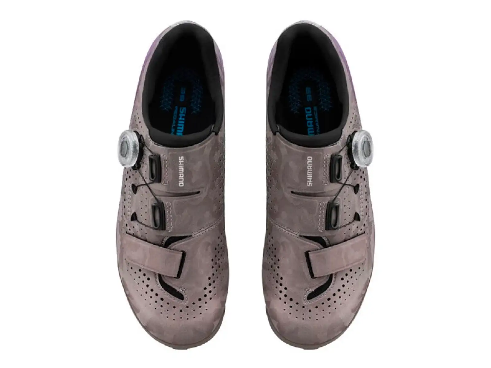 Shimano SH-RX600 damskie gravel buty szare/lila
