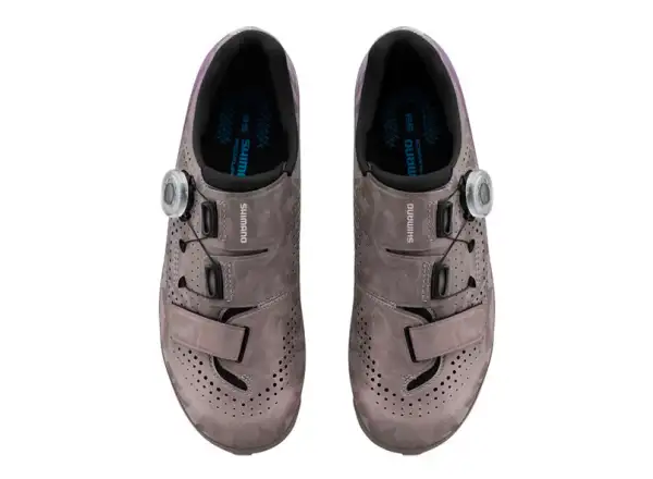 Shimano SH-RX600 damskie gravel buty szare/lila