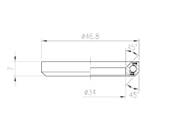 FSA TH-970E (MR168) 1-1/4" łożysko