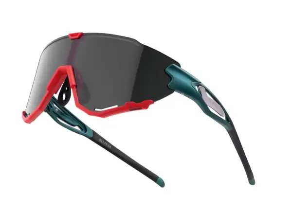 Force Creed okulary petrol/czerwony/czarny lustrzane szkła