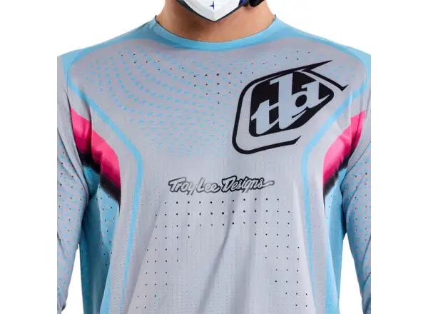 Troy Lee Designs Sprint Ultra Optic męska koszulka z długim rękawem Mist