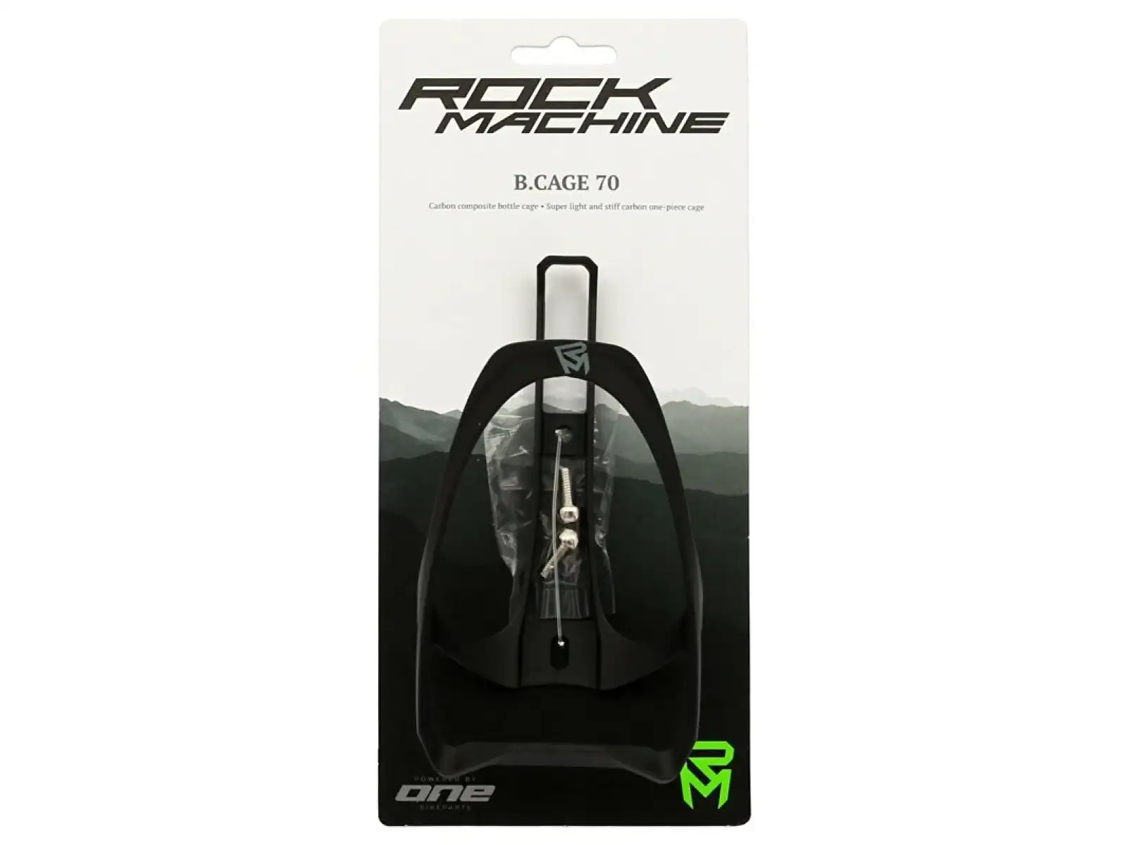 Rock Machine 70 koszyk carbon czarny/szary