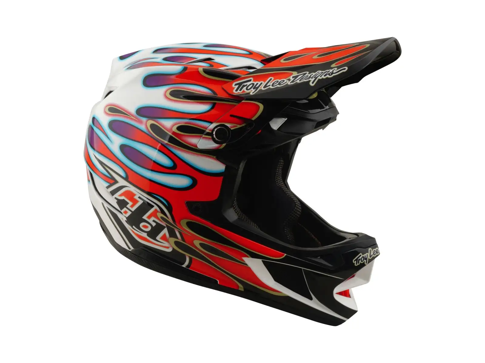 Troy Lee Desing D4 Composite Mips kask White/Red