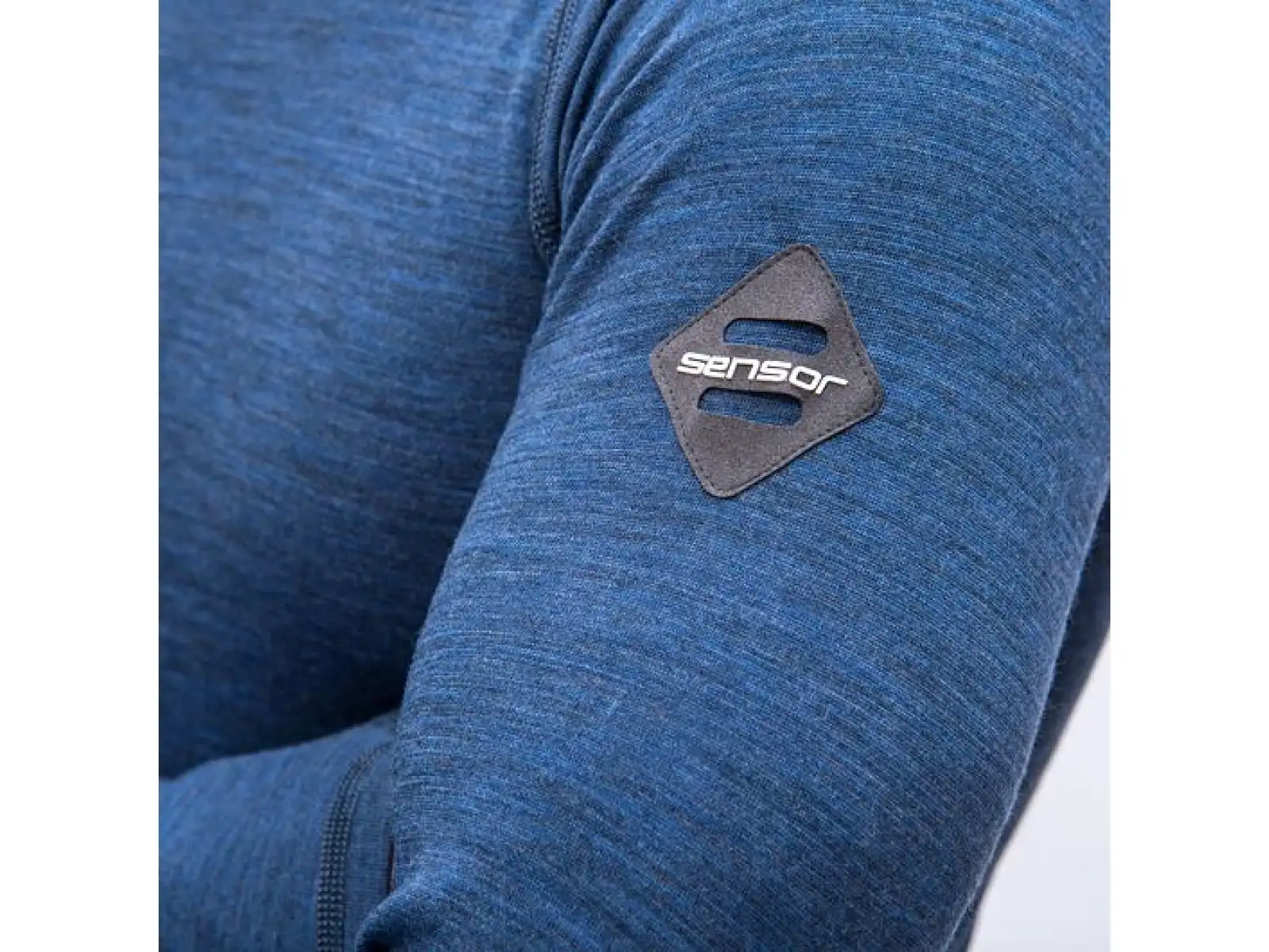 Sensor Merino Bold męska koszulka z długim rękawem Cool Blue