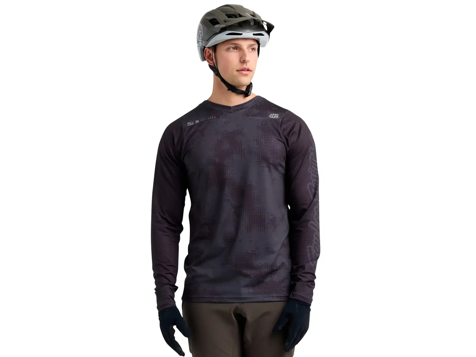 Troy Lee Designs Skyline Chill męska koszulka z długim rękawem Camo