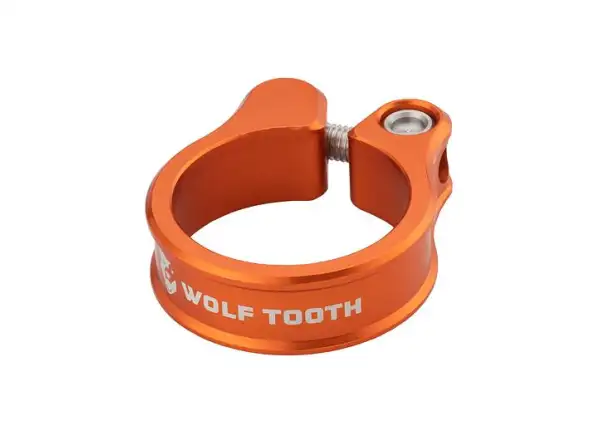 WOLF TOOTH obejma sztycy 34.9 mm pomarańczowa