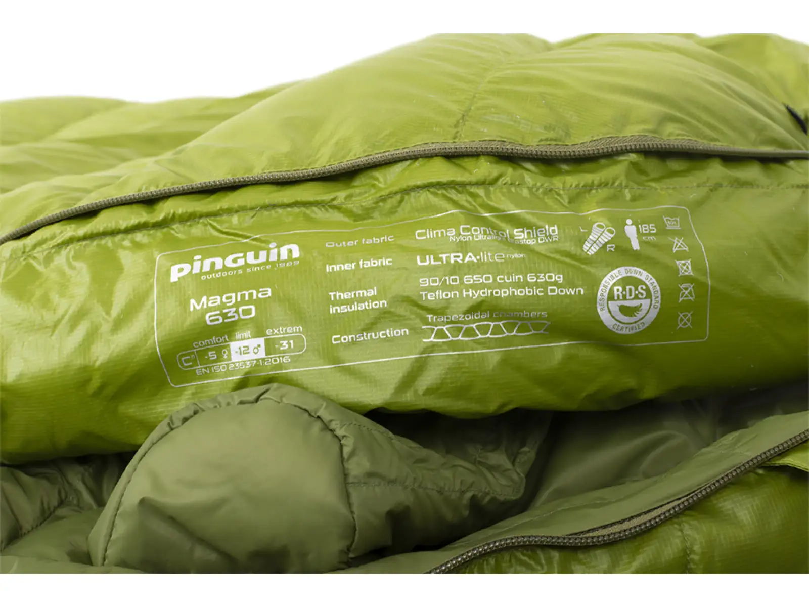 Pinguin Magma 630 Śpiwór -12°C 175 cm czerwona