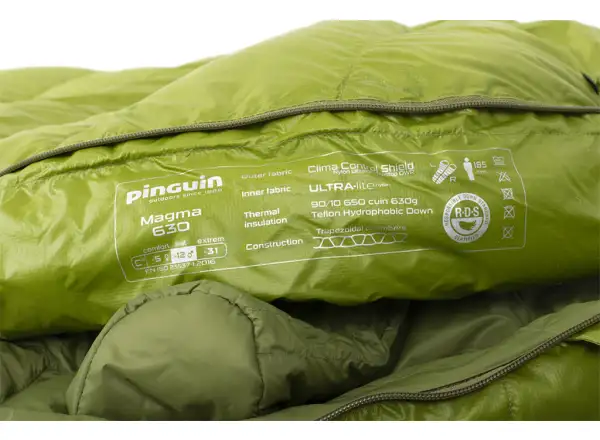 Pinguin Magma 630 Śpiwór -12°C 175 cm czerwona