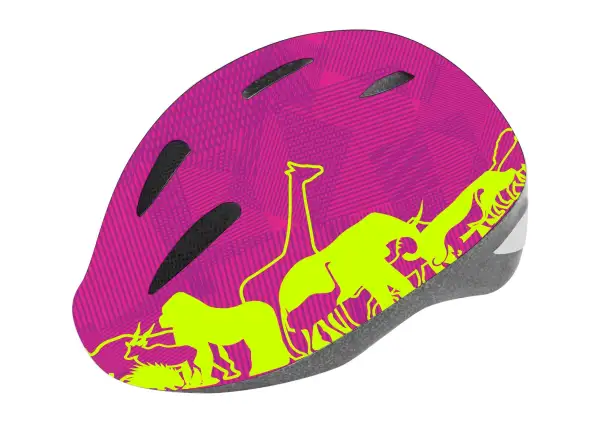 Force Fun Animals dziecięcy kask fluo/różowy