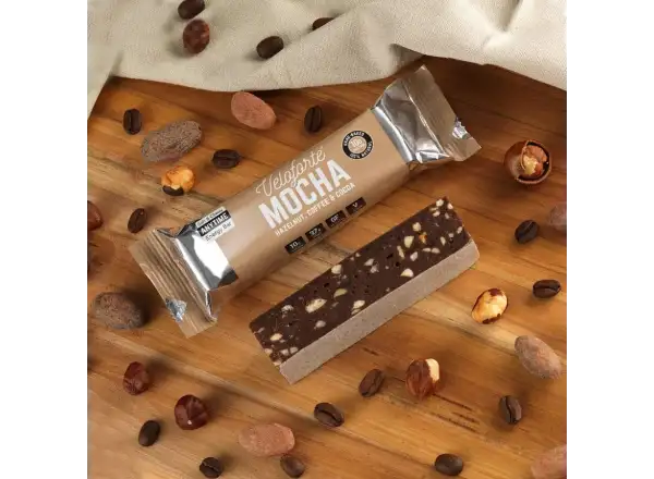 Veloforte Mocha Bar baton 70 g Hazelnut, Coffee & Cocoa
