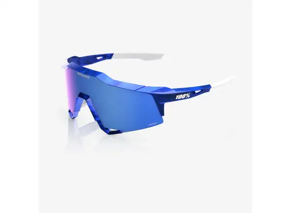 100% okulary Speecraft RBH Gloss Blue Holographic/HiPER Royal Blue Mirror Lens
