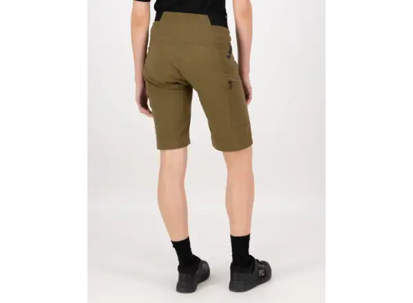 Mons Royale Diversion Merino Trail damskie szorty Dark Olive