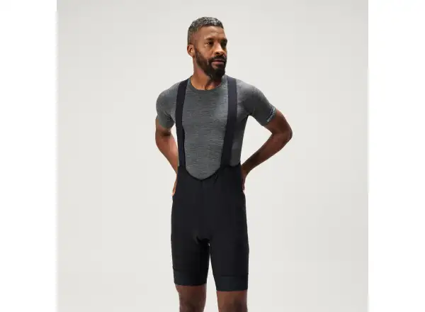 Endura Loop męskie spodenki z wkładką i szelkami Black