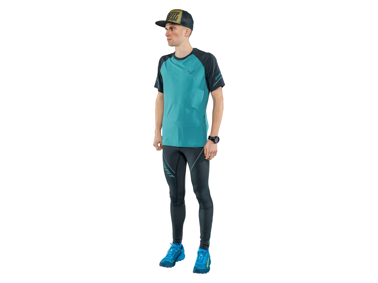 Dynafit Winter Running Tights męskie legginsy do biegania Blueberry/Storm Blue