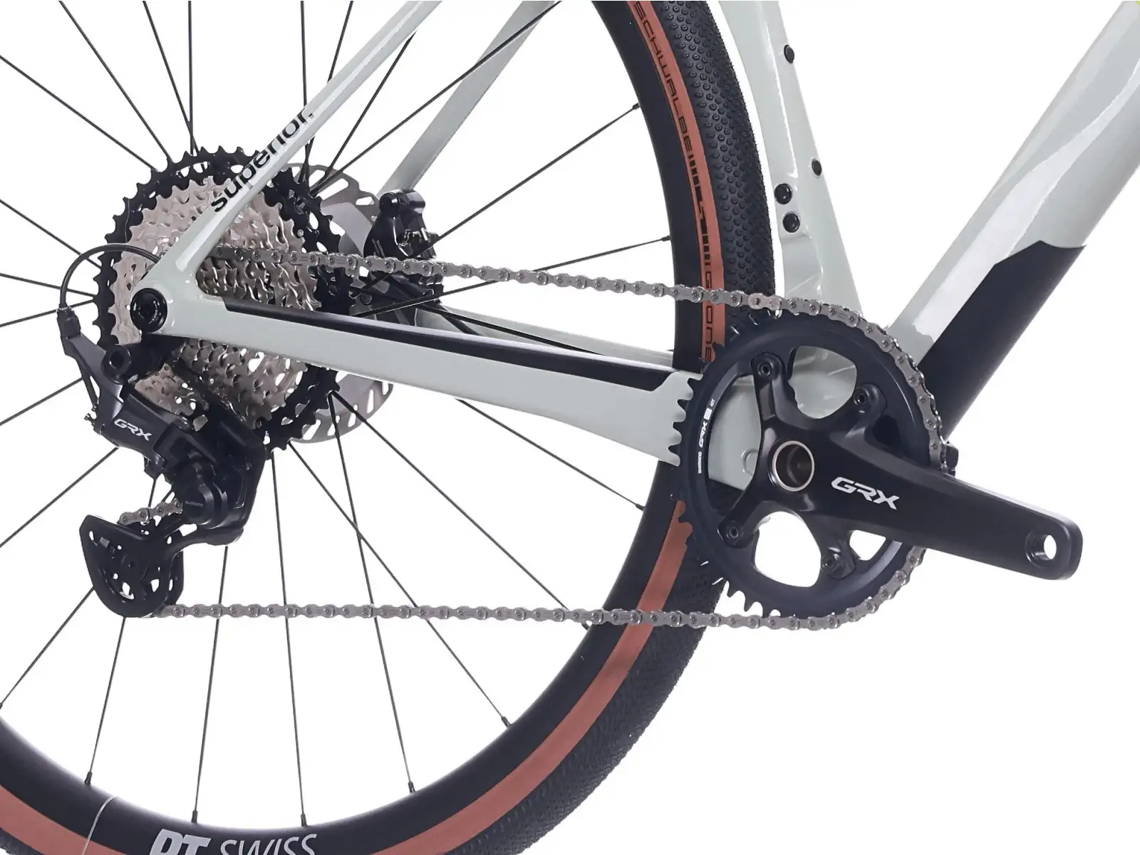 Superior XR 9.7 GR Gloss gravel rower Grey/Racing Yellow