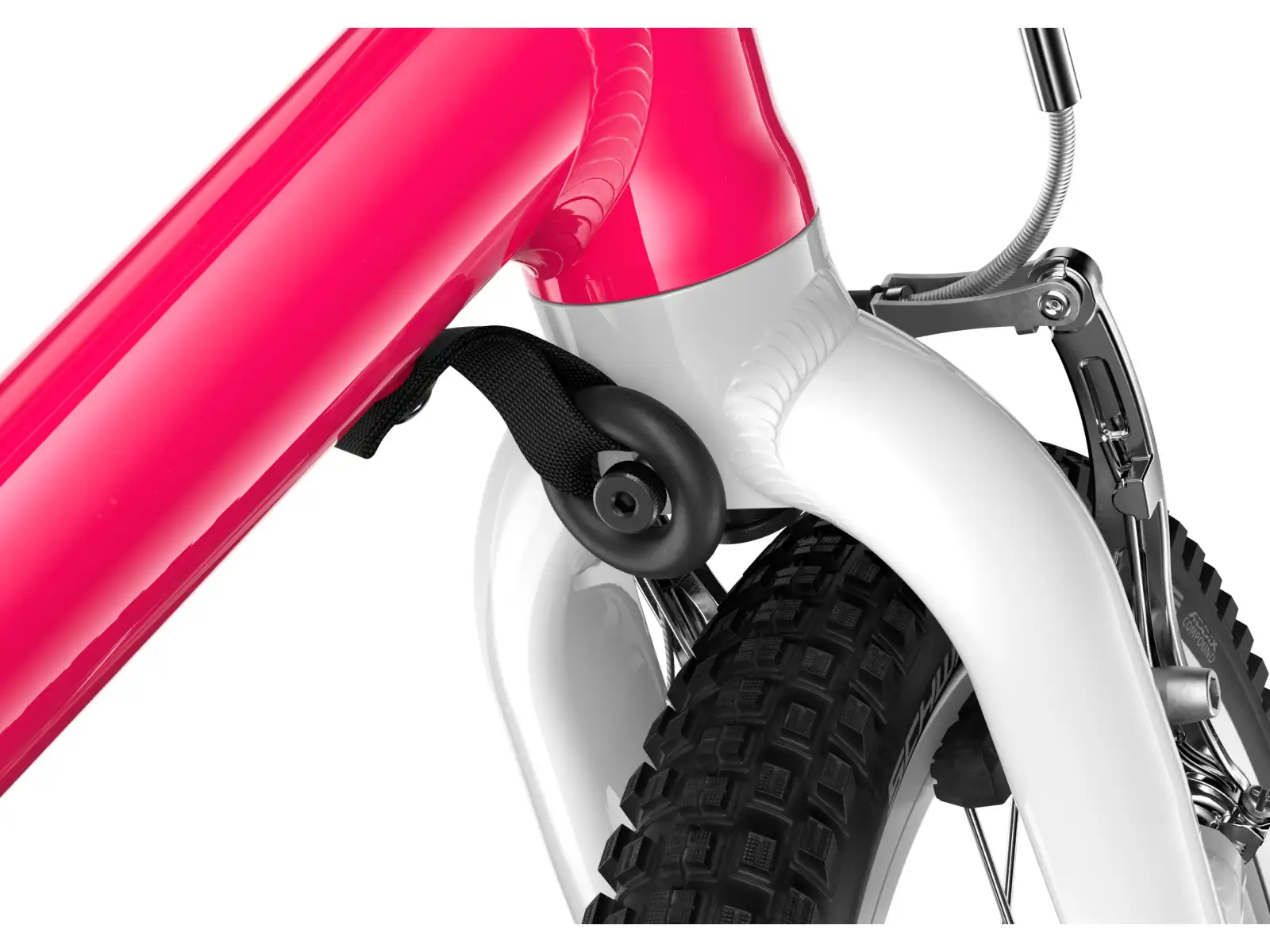 Woom GO 1 Plus rowerek biegowy dla dzieci 14" Hot Pink