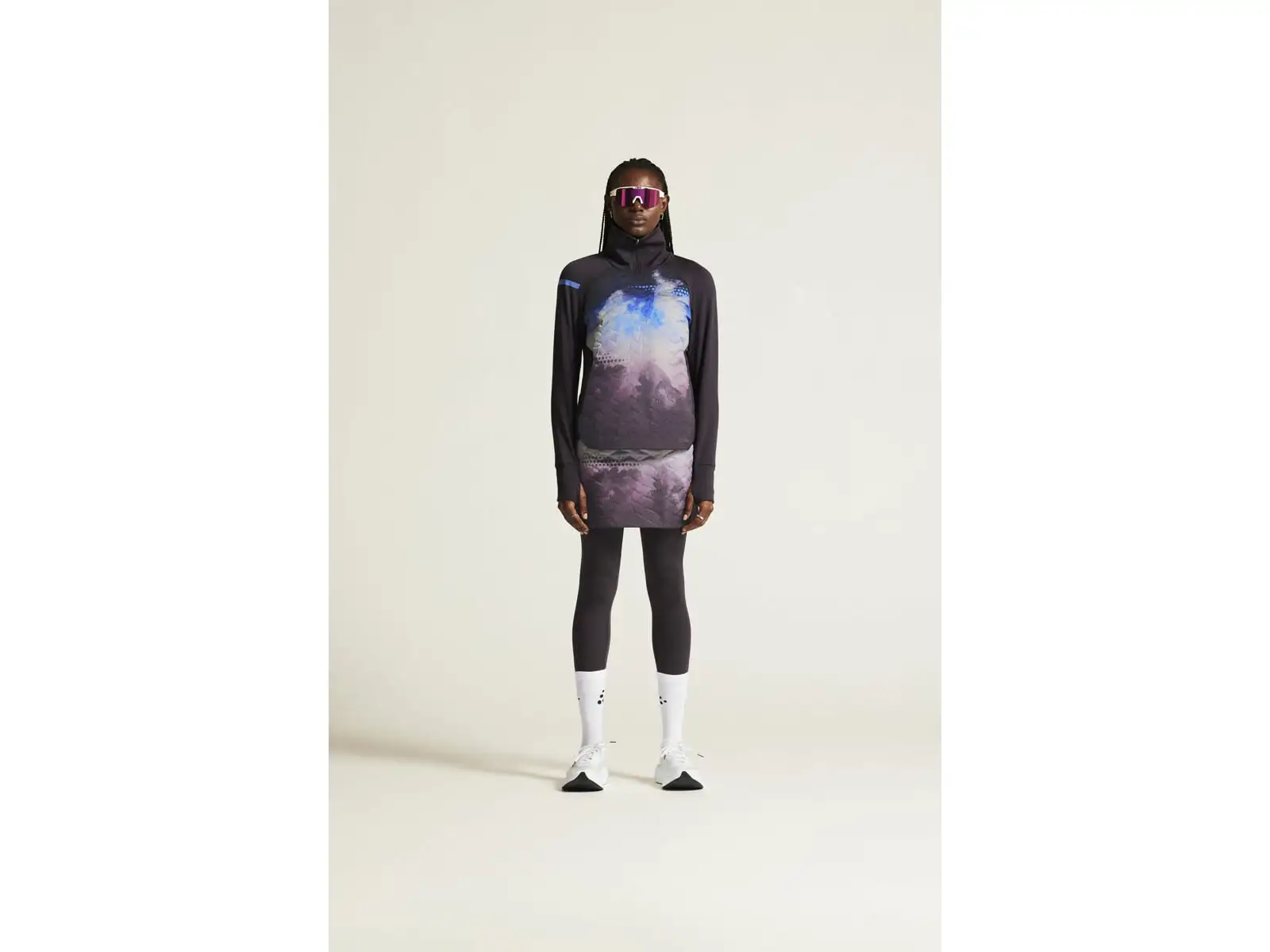 Craft ADV SubZ Sweater damska kurtka biegowa fioletowa