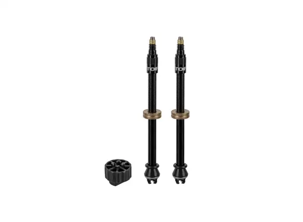 Topeak zestaw wentyli TURBOFLOW VALVE KIT 80mm
