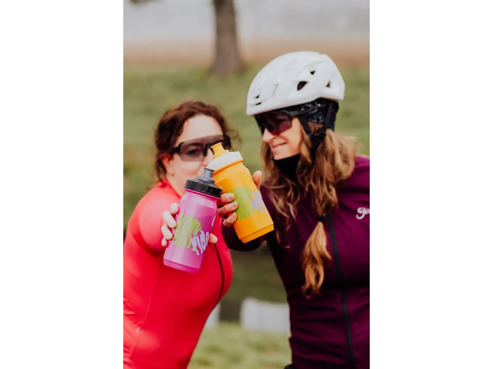 Force Party Ride bidon rowerowy 550 ml żółta