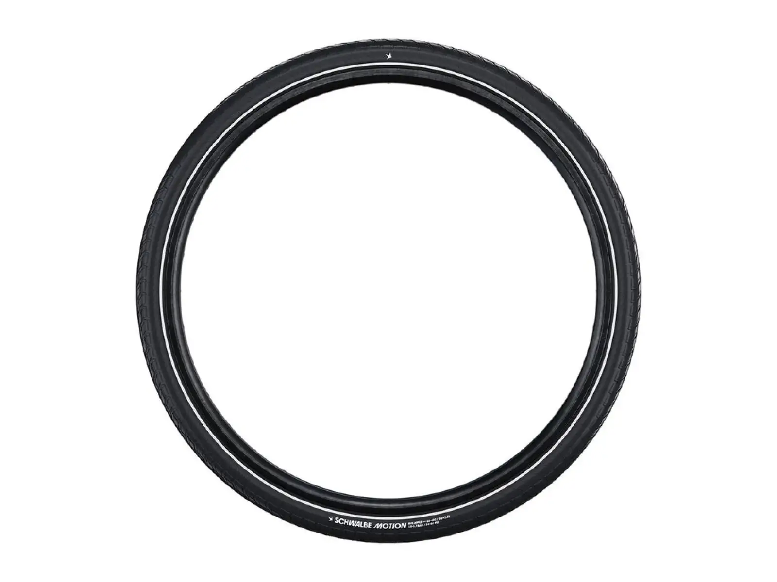 Schwalbe 55-559 Motion Big Apple E-25 drutowana opona Schwarz/Reflex