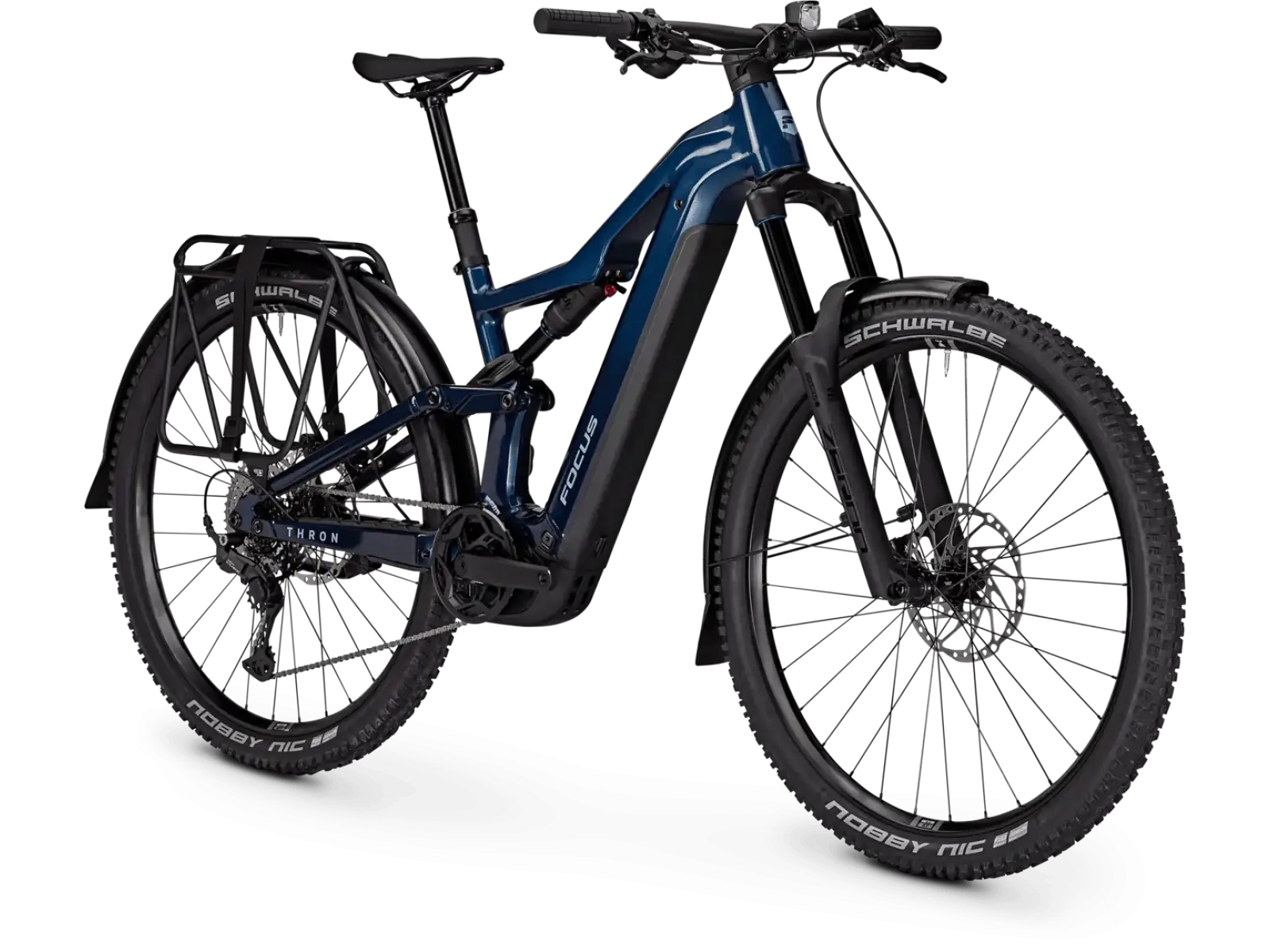 Focus THRON 7 EQP 800Wh w pełni amortyzowany rower elektryczny Azurblue / Sydneyblue