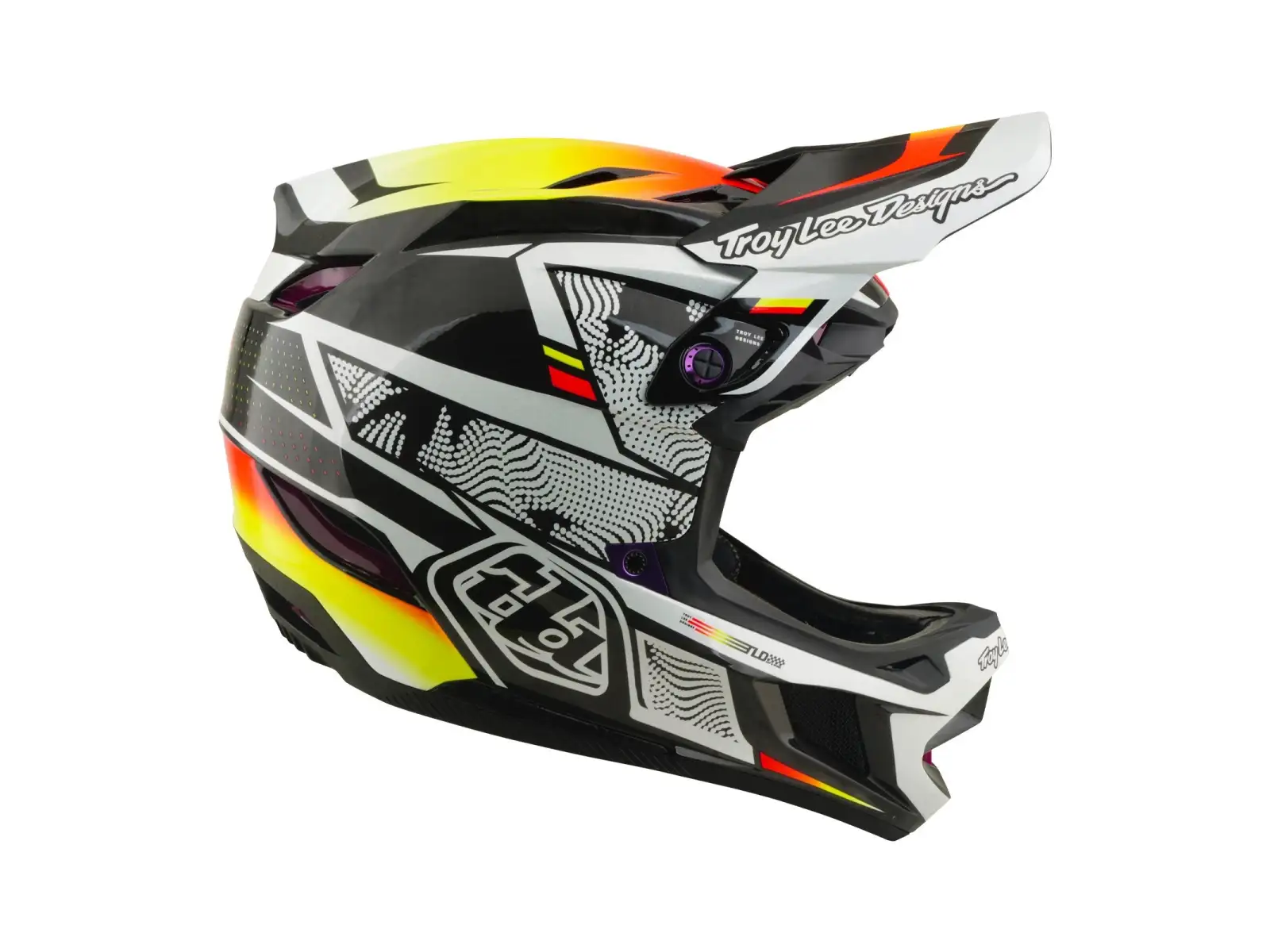 Troy Lee Designs D4 Carbon MIPS kask Lined up Black