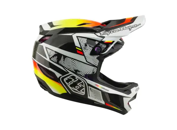 Troy Lee Designs D4 Carbon MIPS kask Lined up Black
