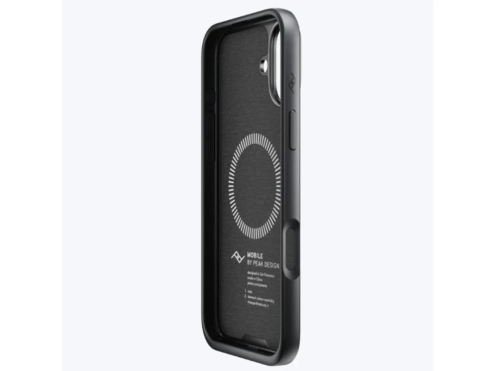 Peak Design Mobile Everyday Fabric Case iPhone 16 Plus etui na telefon Charcoal
