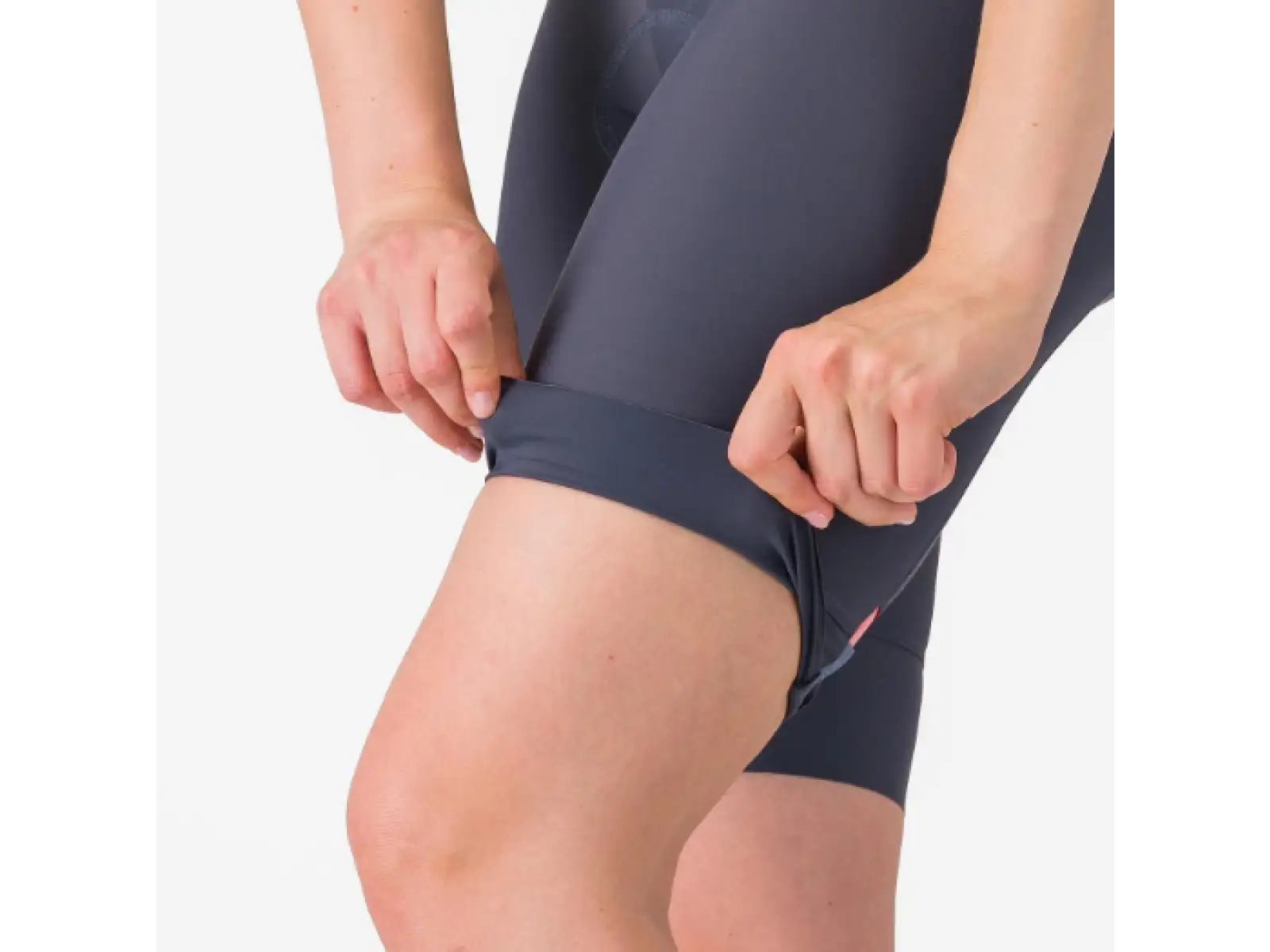 Castelli Prima 2 DT damskie spodenki z szelkami Twilight Blue/Hibiscus