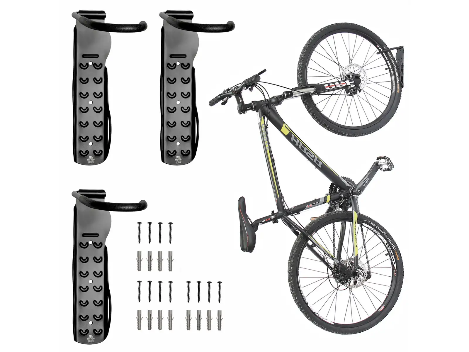 Bike Hand YC-101 uchwyt roweru na ścianę za przednie koło