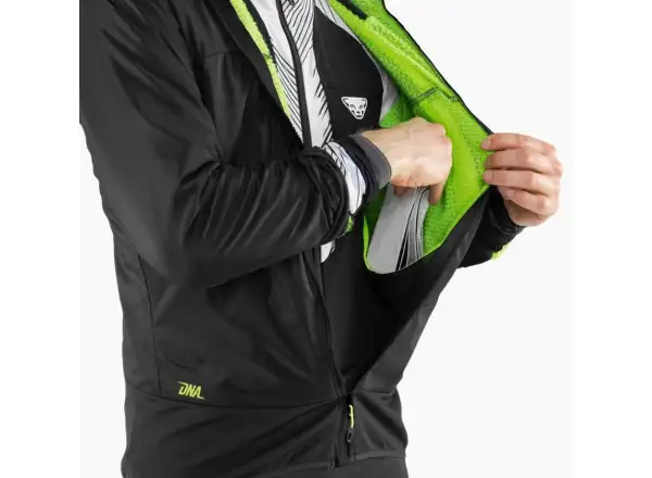 Dynafit DNA Polartec Alpha męska kurtka Black Out/Neon Yellow
