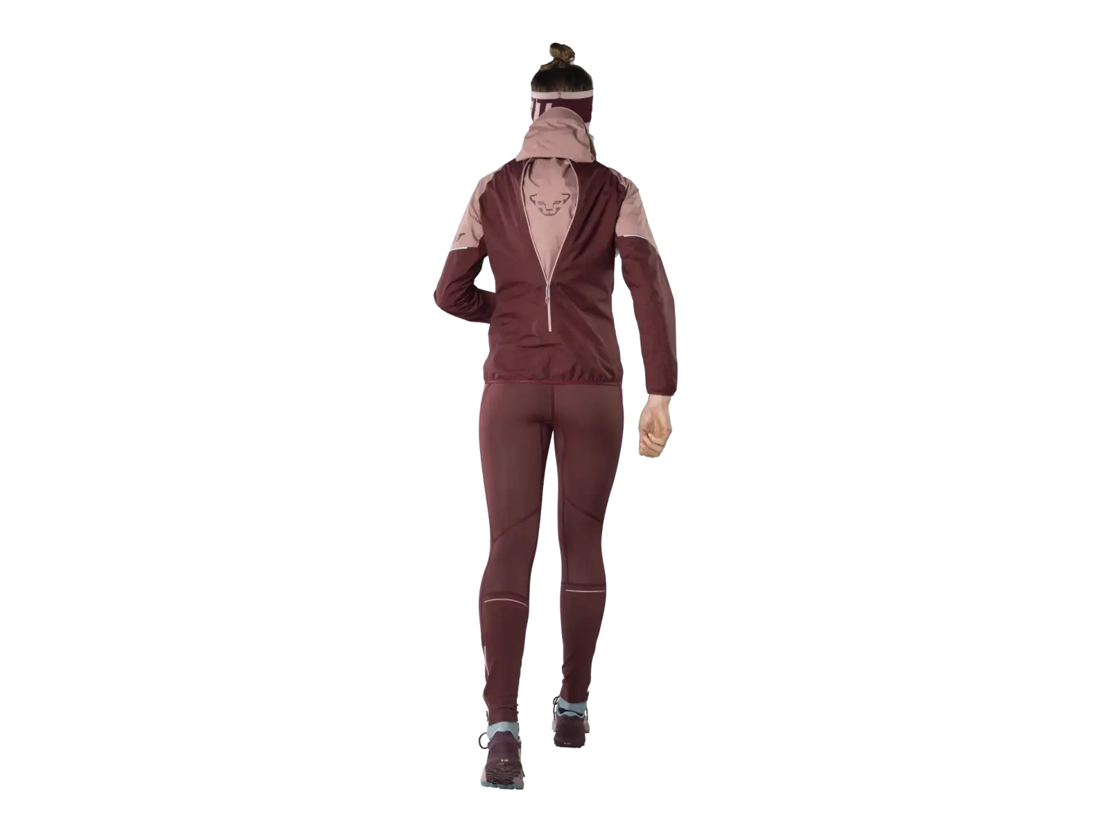 Dynafit Winter damskie legginsy do biegania Burgundy