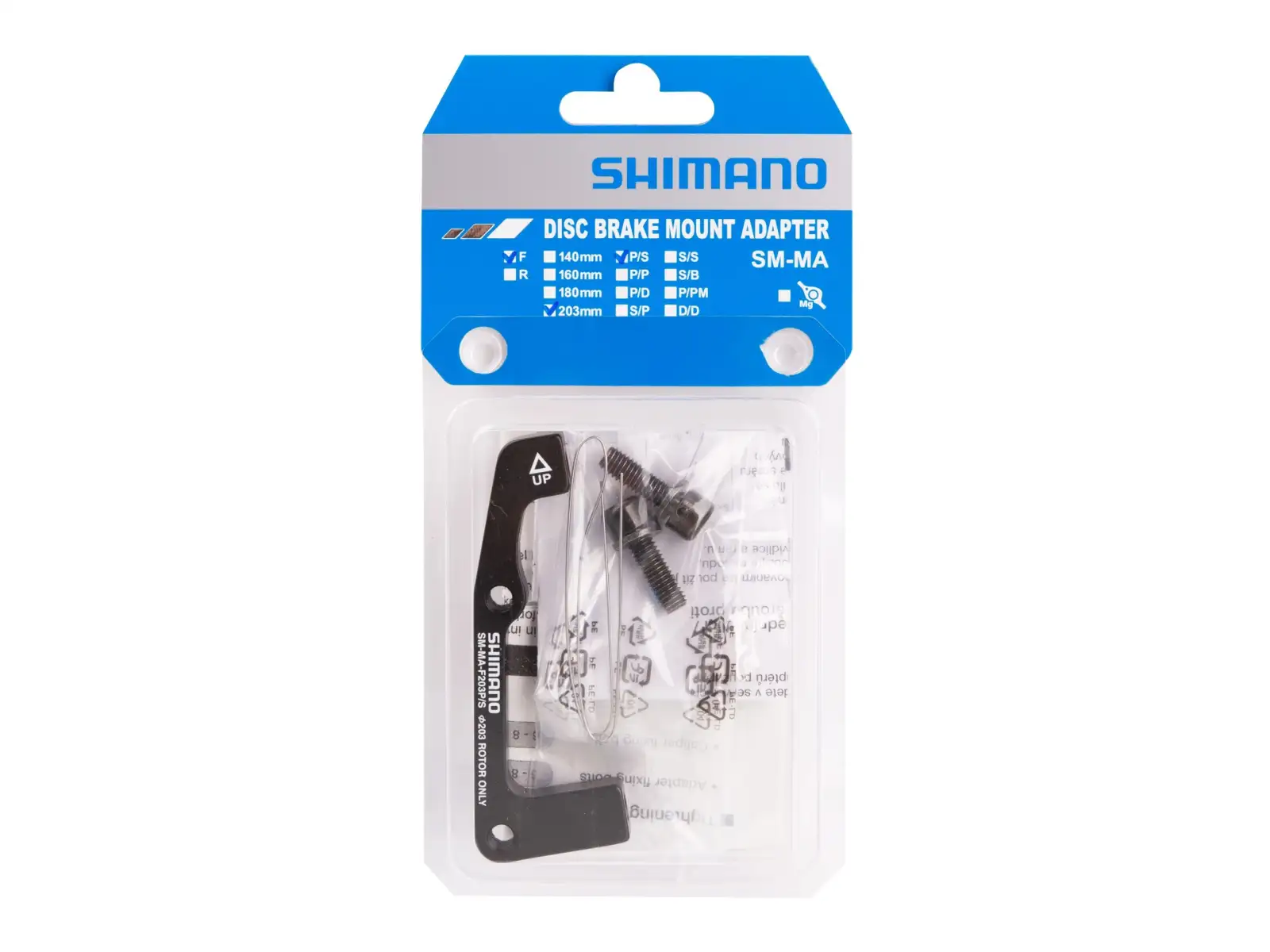Shimano adapter z IS na PM przedni 203mm