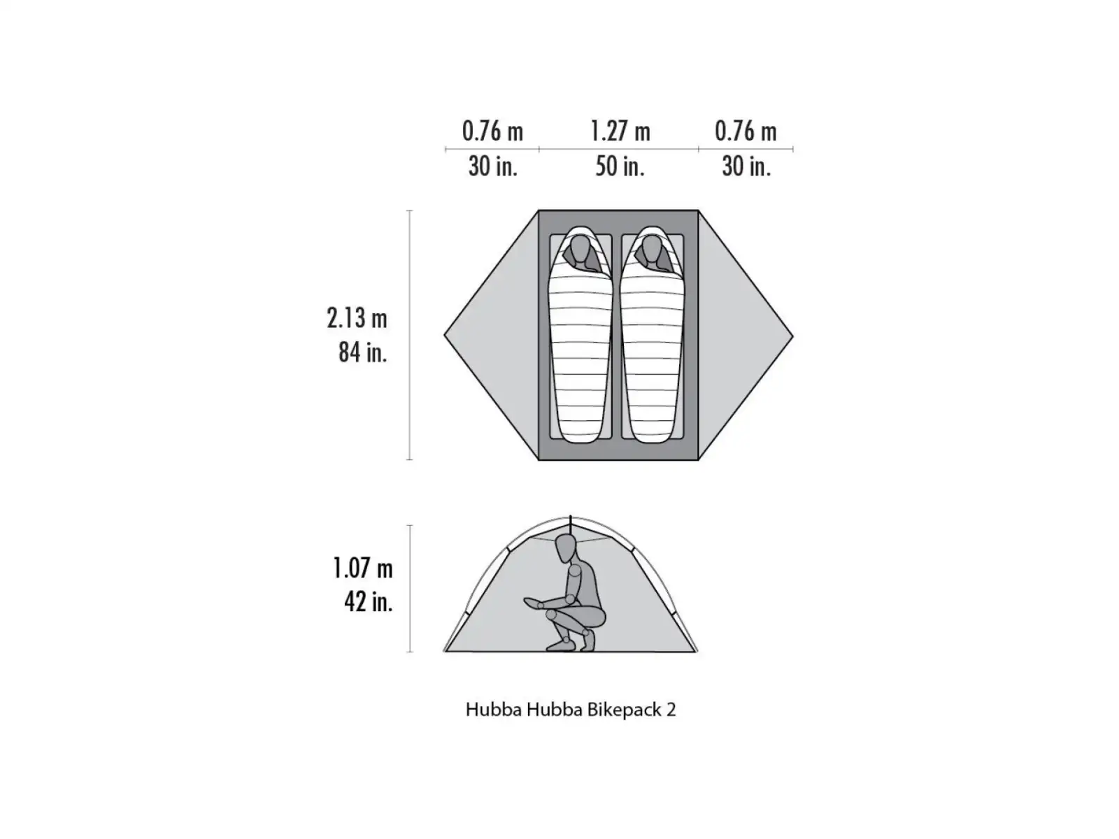 MSR Hubba Hubba Bikepack 2 namiot 2 osoby