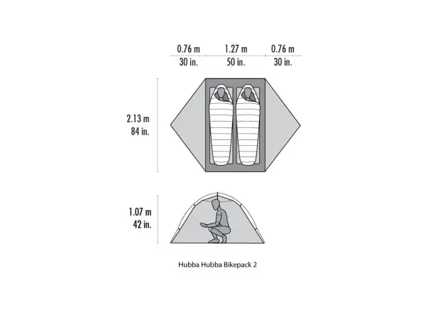 MSR Hubba Hubba Bikepack 2 namiot 2 osoby