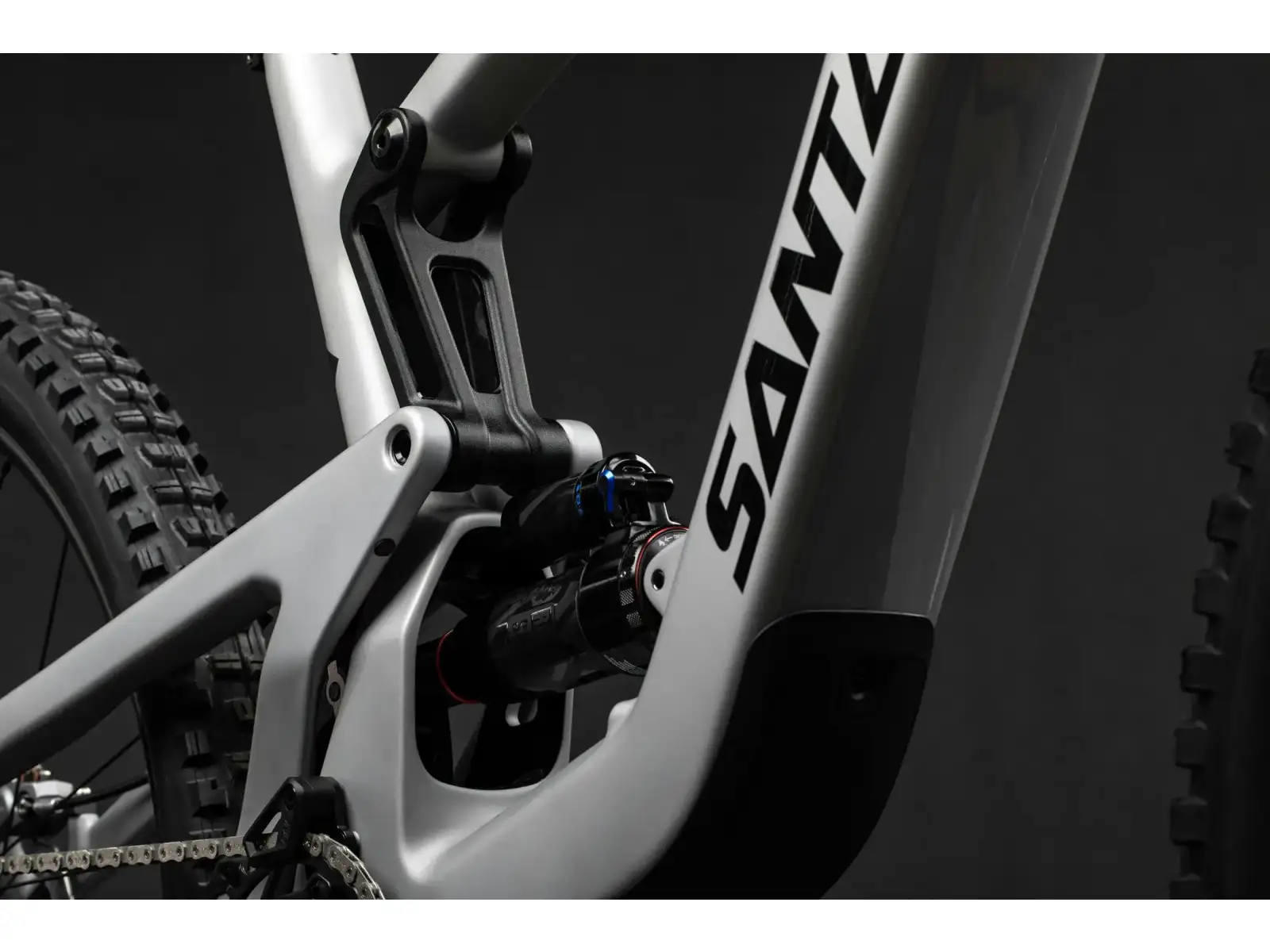 Santa Cruz Heckler SL 1 CC XX AXS RSV rower elektryczny z pełnym zawieszeniem Matte Silver