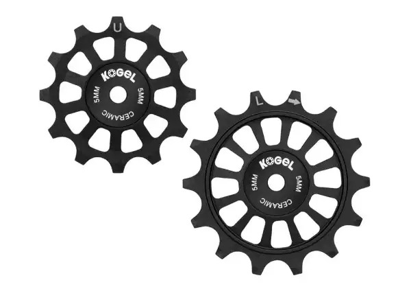 Kogel drogowe rolki pełnokeraamiczne do Shimano Dura Ace / Ultegra 12/14 z. Black