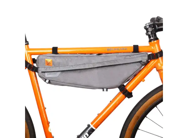 Woho X-Touring torba do ramy 4,7 l Honeycomb Iron szara roz. L