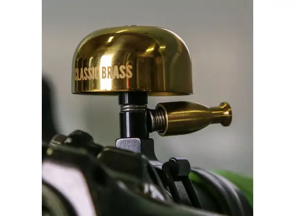 Lezyne Classic Brass Bell Small dzwonek złoty/czarny
