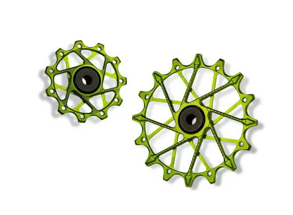 Garbaruk kółka przerzutki do Shimano 11 spd. 11 +16T Green