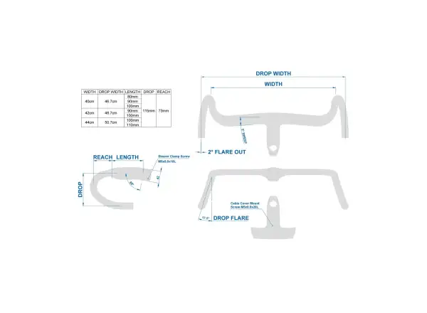 Ritchey kierownica z integracją SUPERLOGIC BUTANO RIDGE 115x400x100