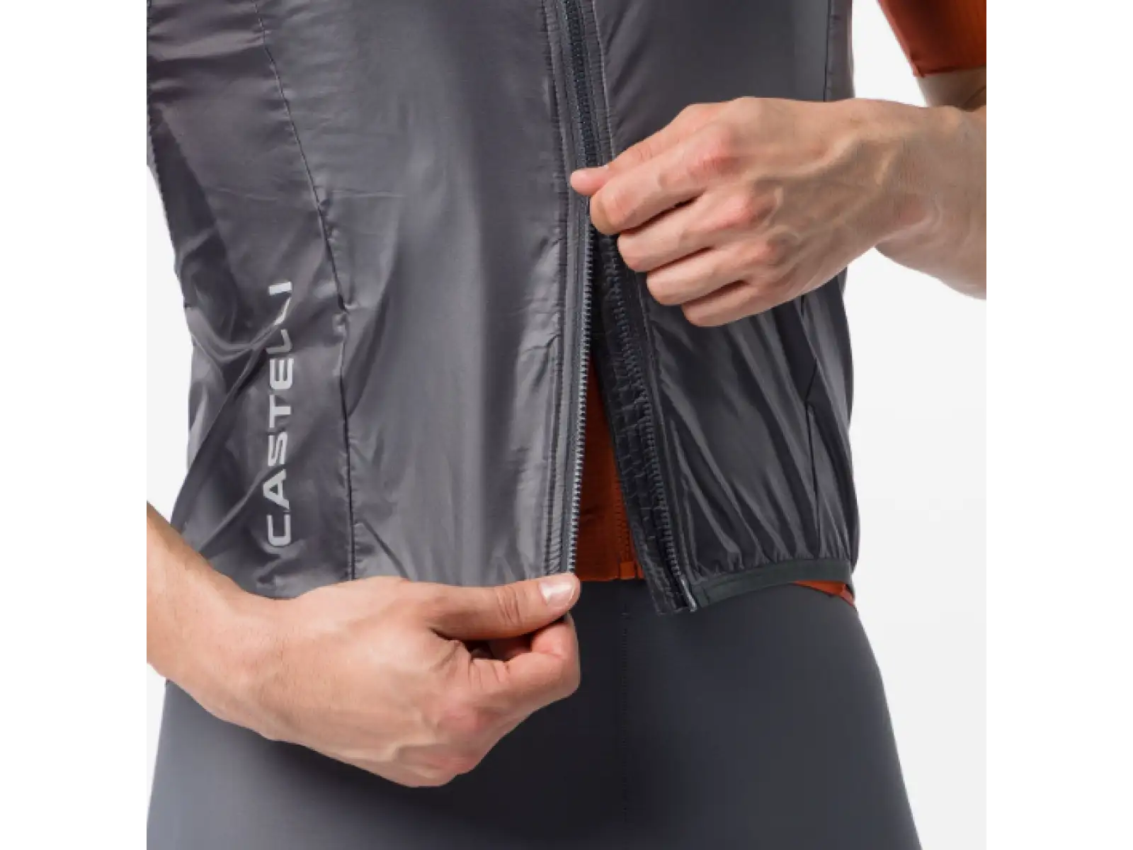 Castelli Aria 2 męska kamizelka Dark Gray