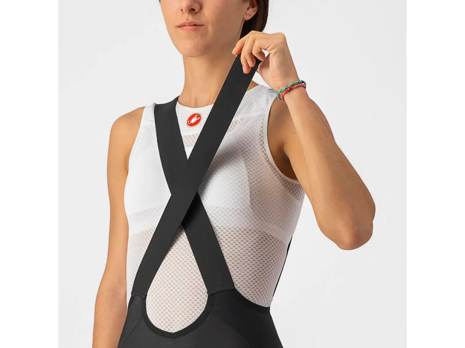 Castelli Velocissima DT Bibtight damskie spodnie Black/Black Reflex